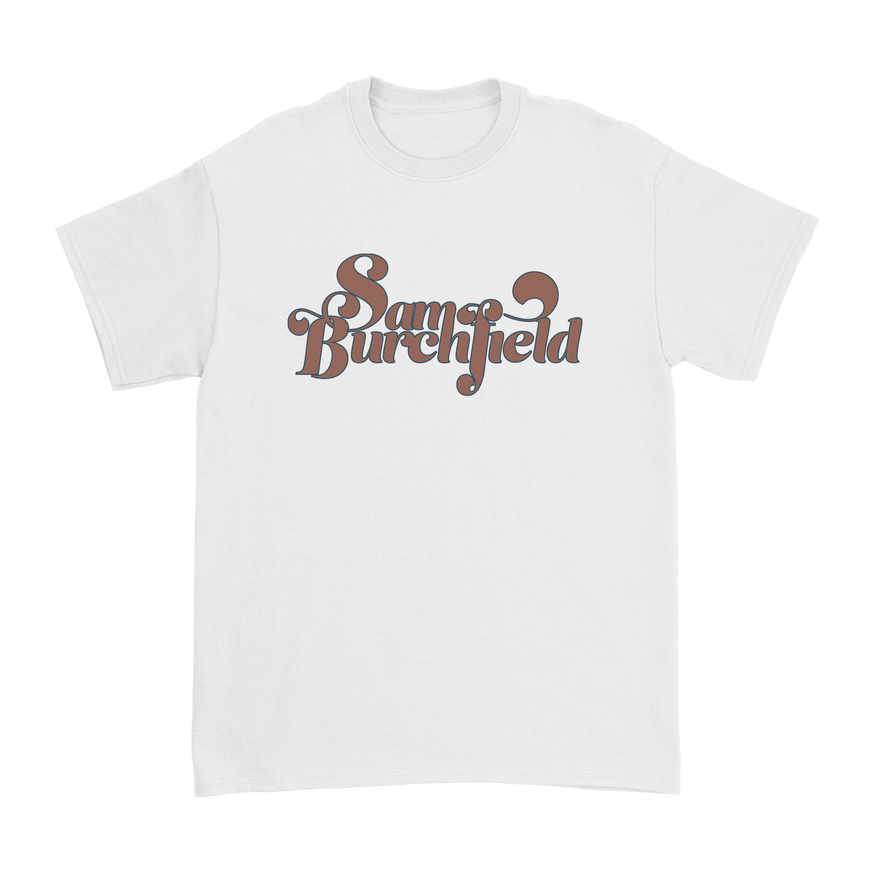 Sam Burchfield - Simple Logo White T-Shirt