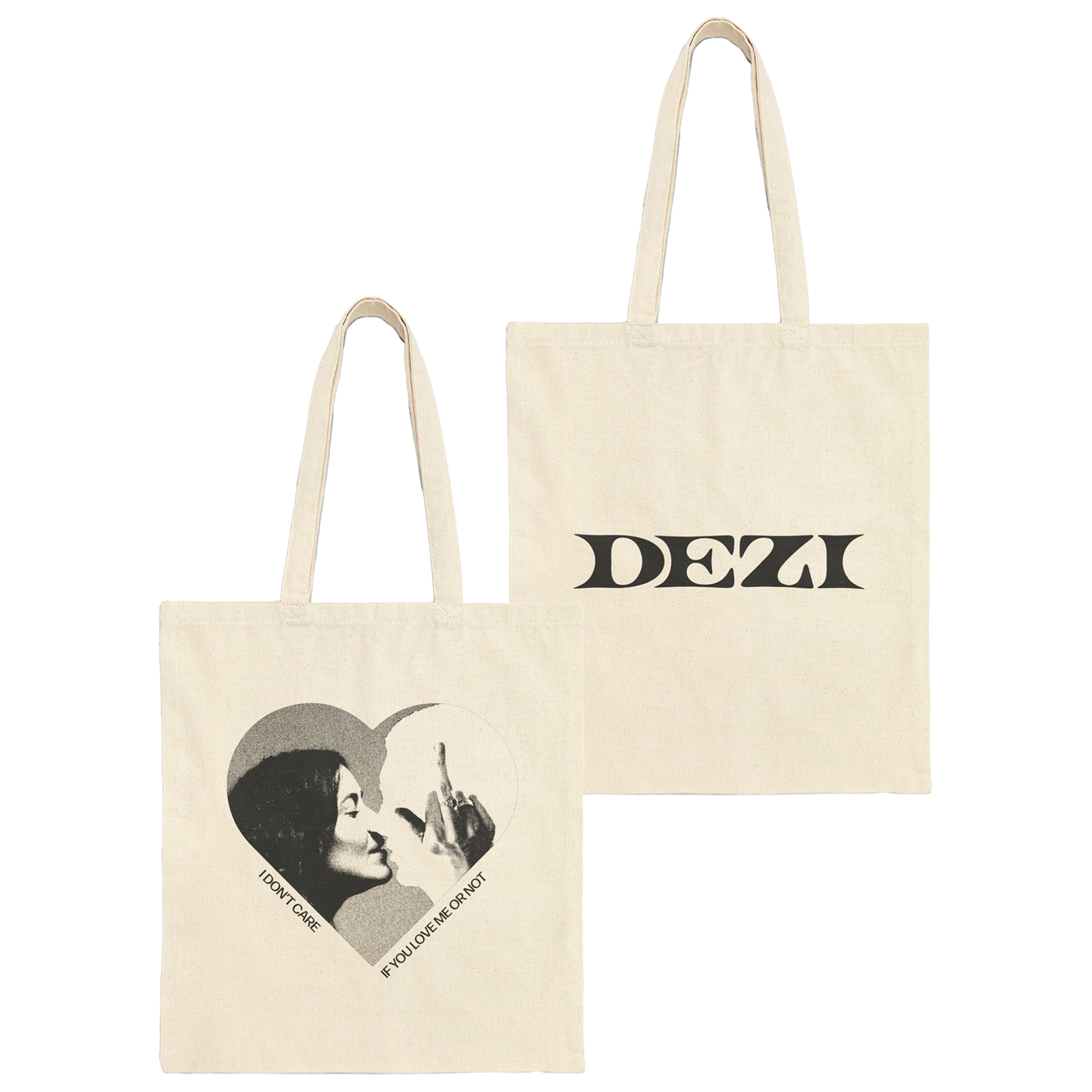 Dezi - Love Me or Not Canvas Tote