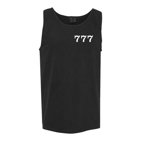 Garett Delano - Lucky 777 Tank (White Print)