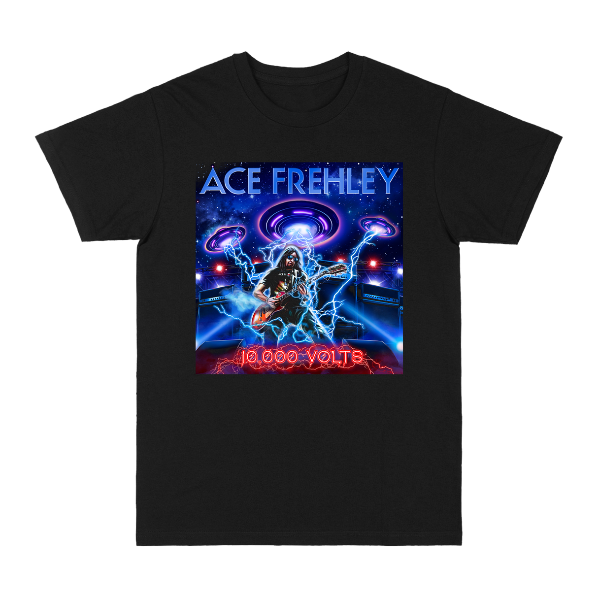 Ace Frehley - 10,000 Volts Cover T-Shirt