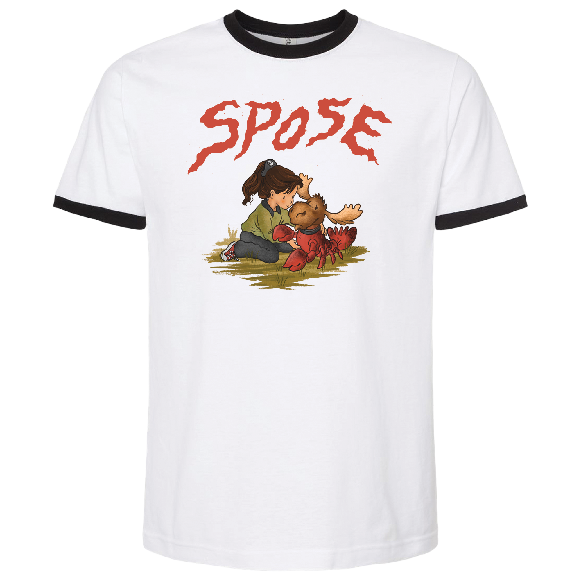 Spose - Moose Lobster Ringer Tee