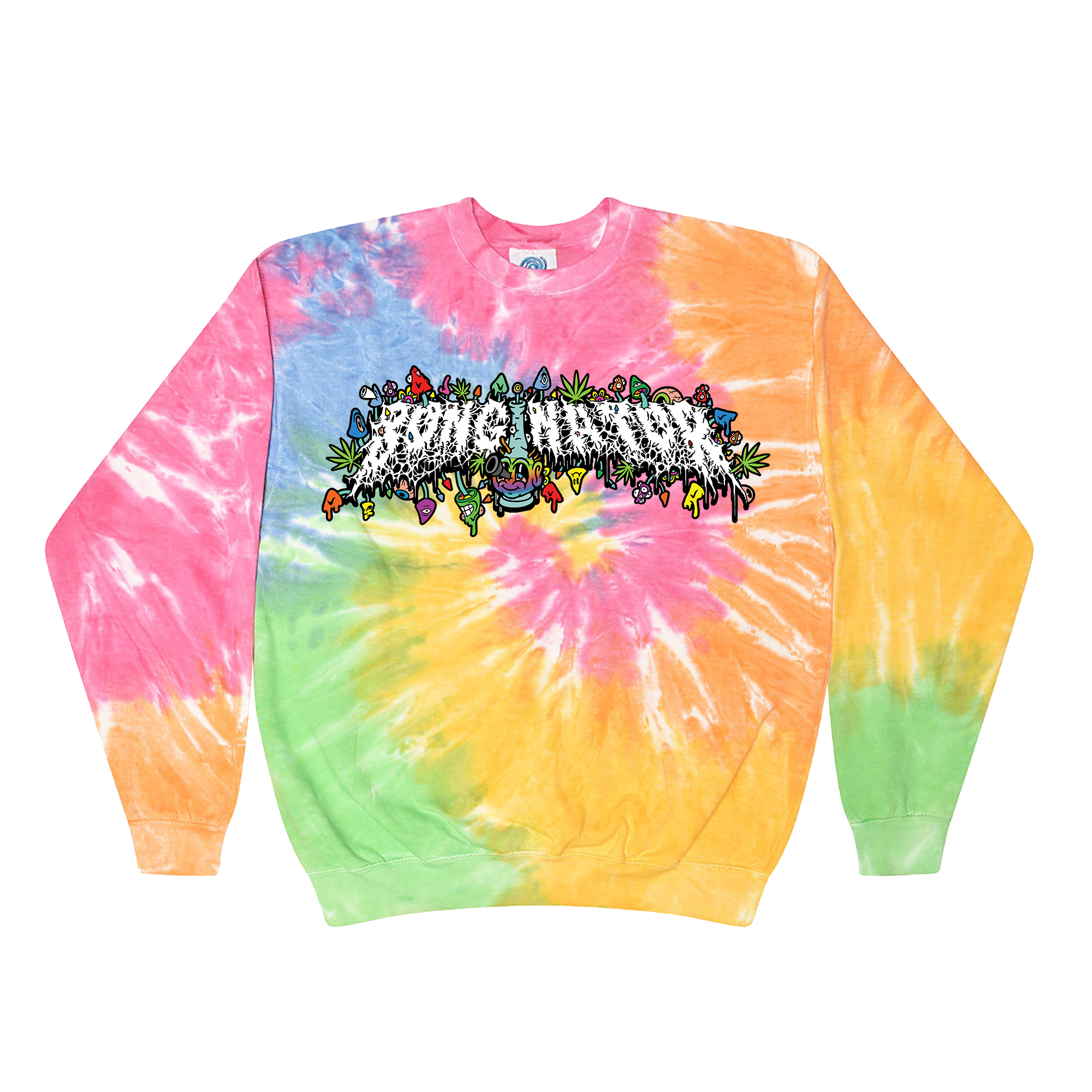 Bonginator - Tie Dye Mushroom Crewneck