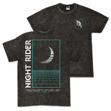 Night Rider - Logo Mineral Wash T-Shirt