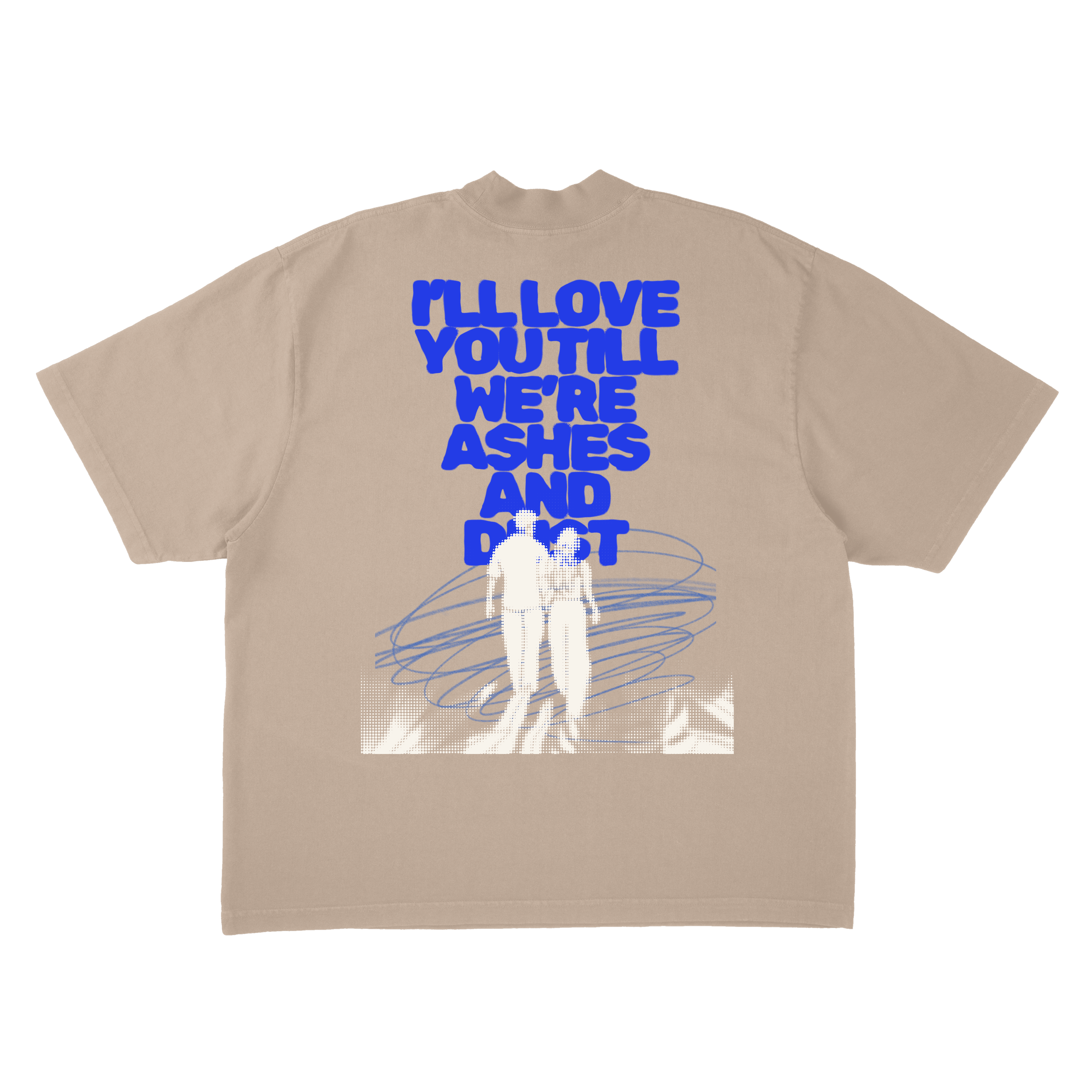 Dalton Mauldin - Ashes & Dust Oversized T-Shirt (White Print)