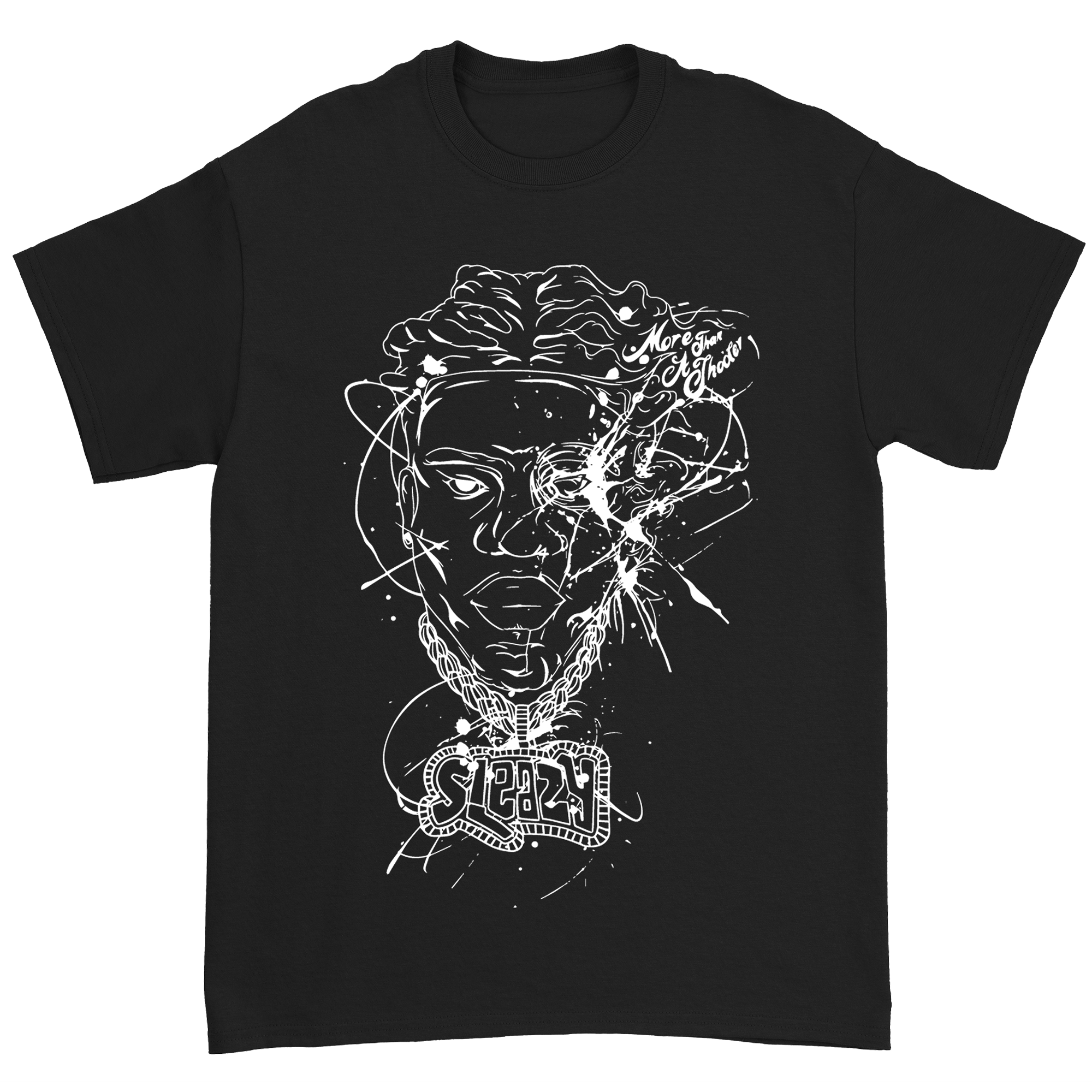 Sleazyworld Go - Portrait Black T-Shirt