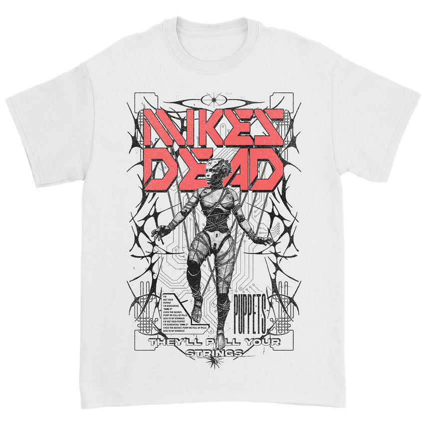 Mike's Dead - Puppets T-Shirt (White)