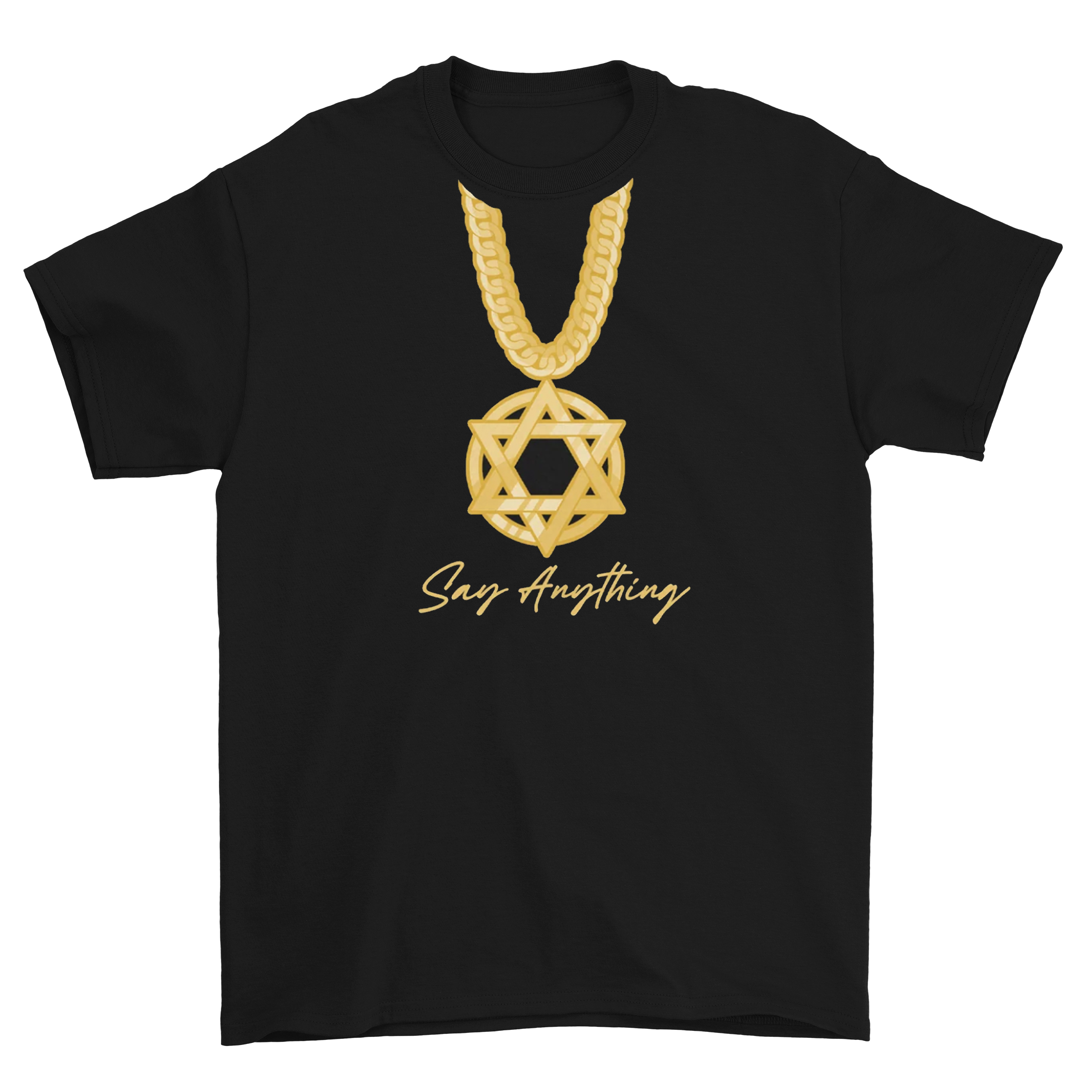 Say Anything - Star of David Chain Shirt