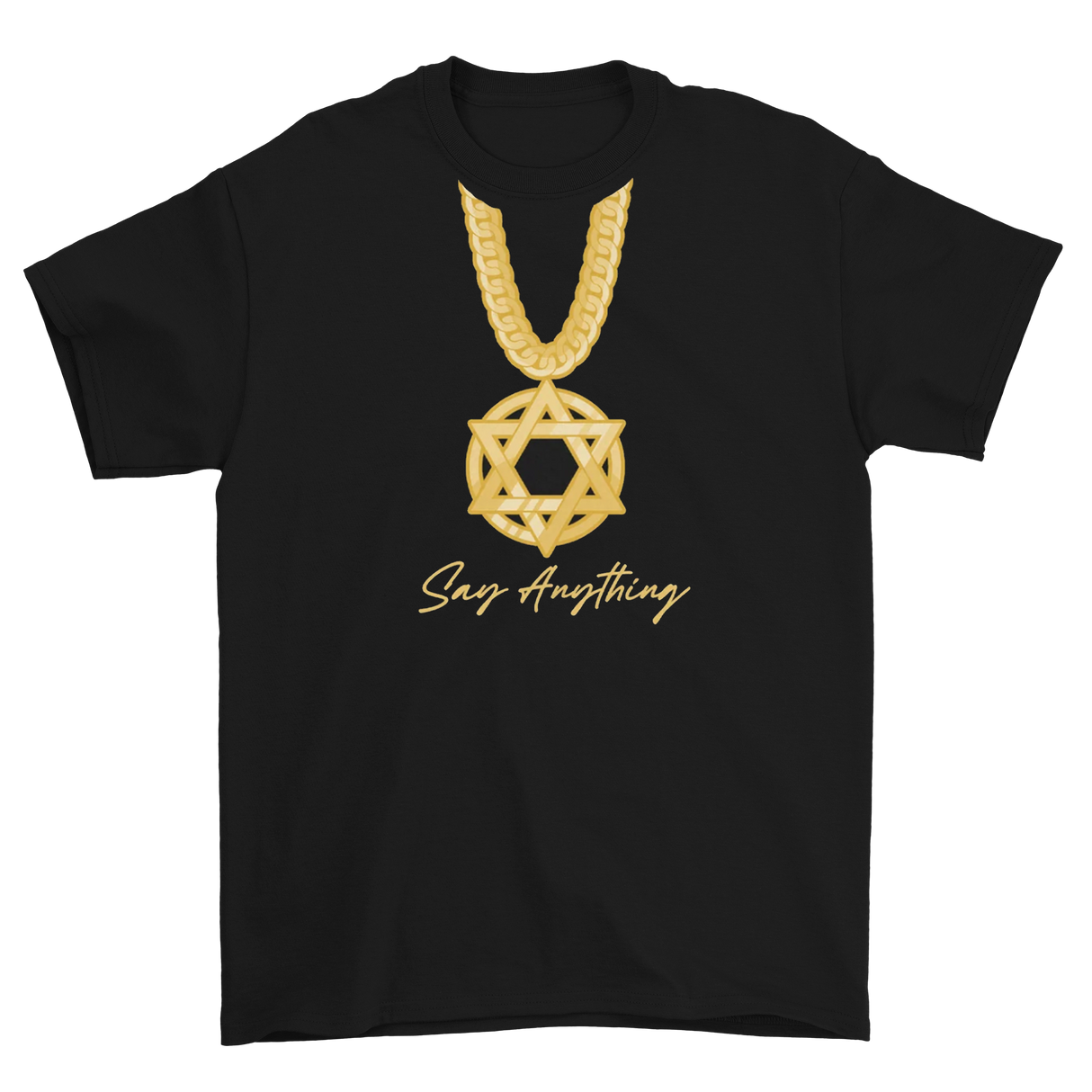 Say Anything - Star of David Chain Shirt