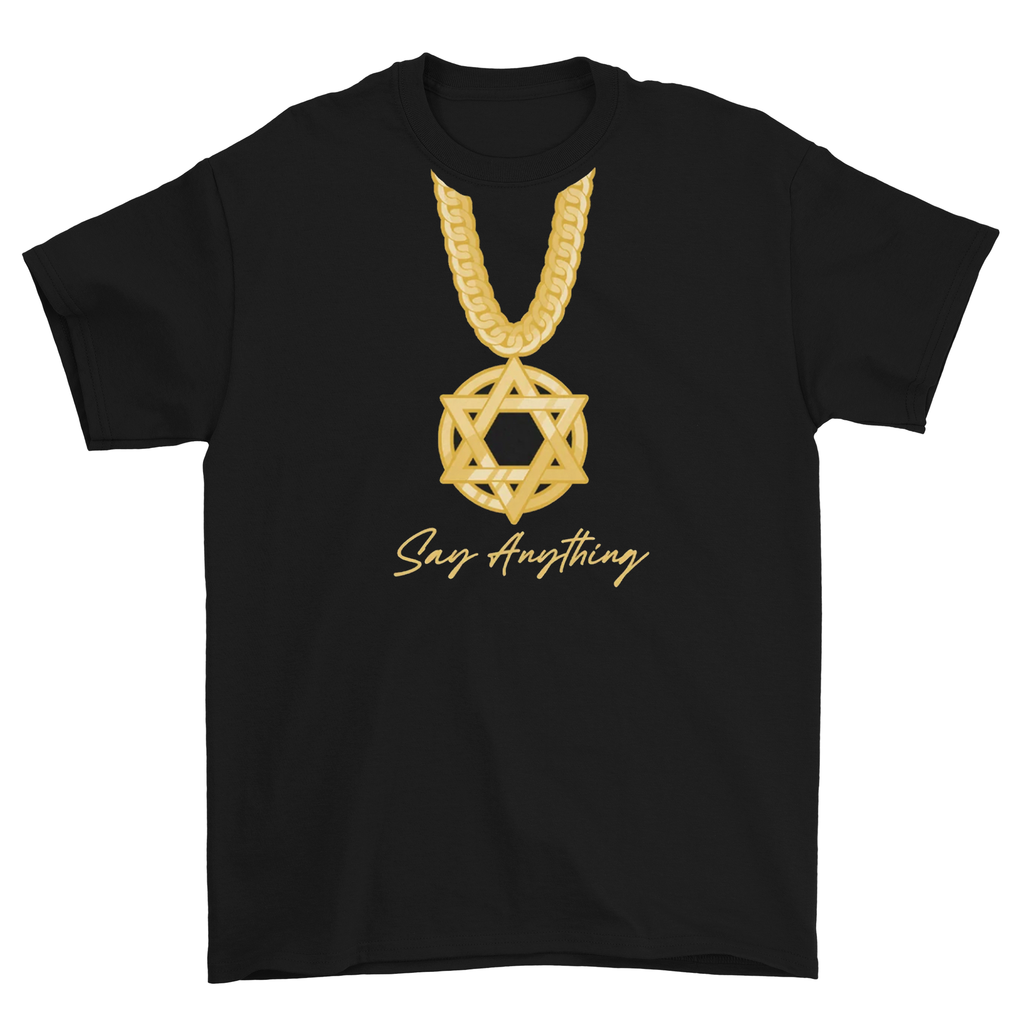 Say Anything - Star of David Chain Shirt