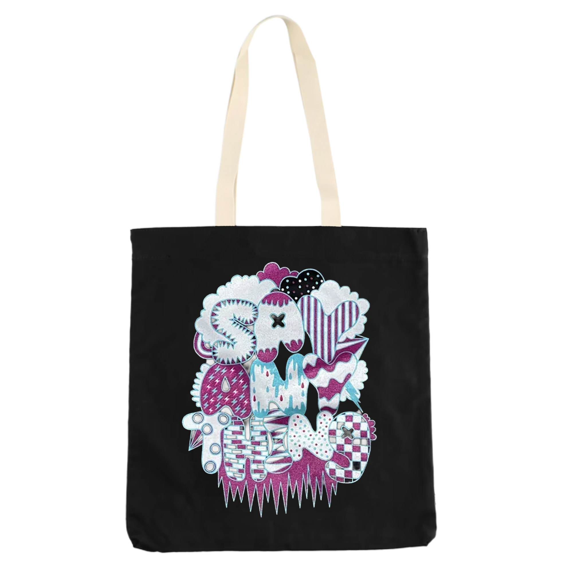 Say Anything - Patterns Tote Bag