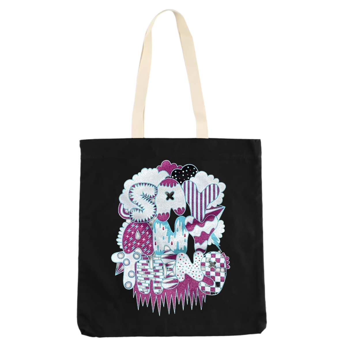 Say Anything - Patterns Tote Bag