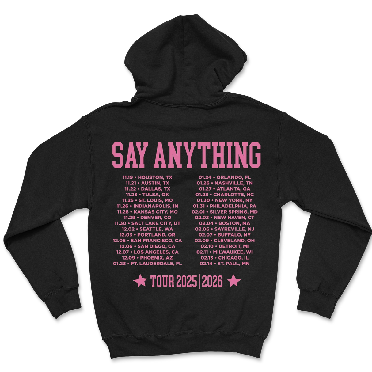Say Anything - Skelly Tour Hoodie