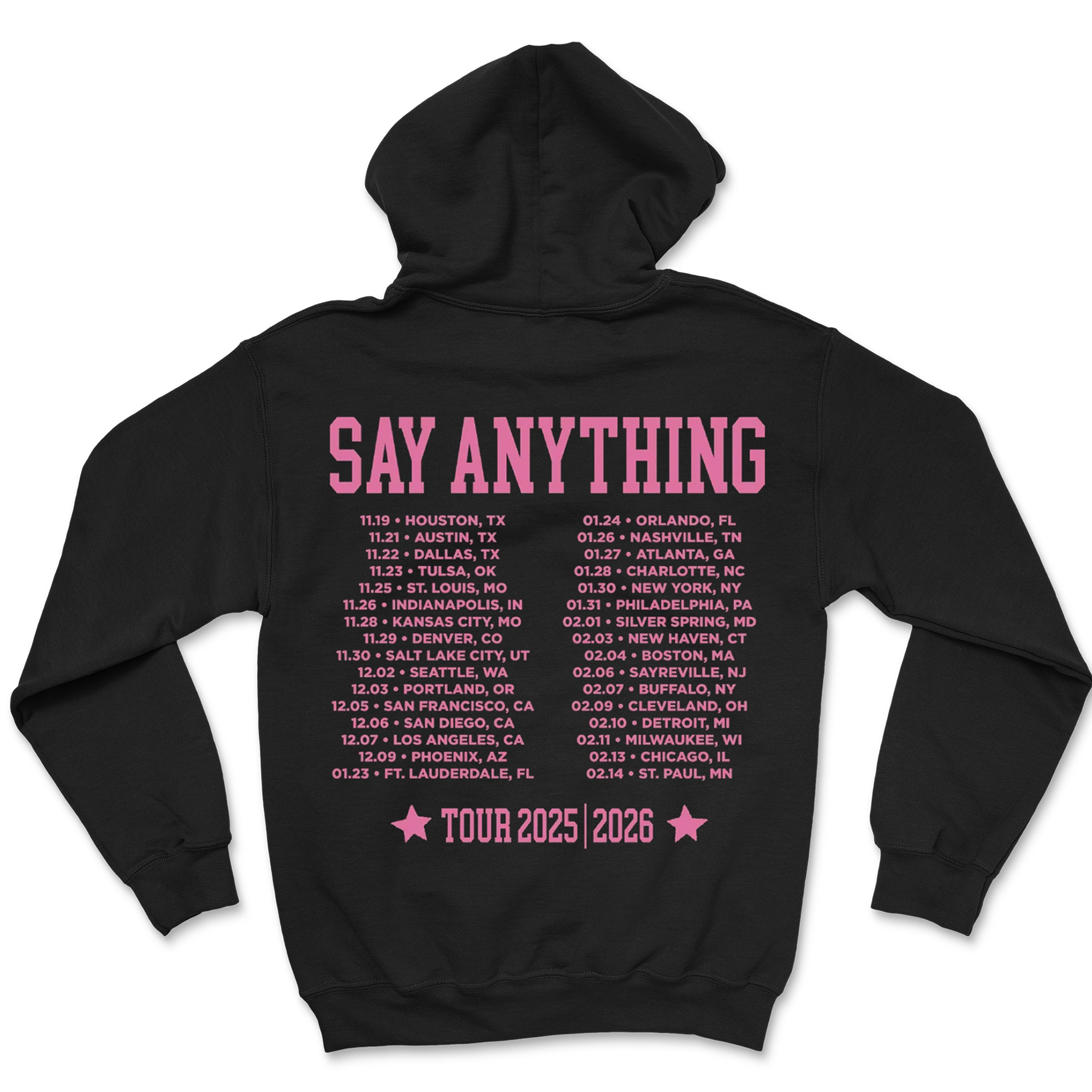 Say Anything - Skelly Tour Hoodie