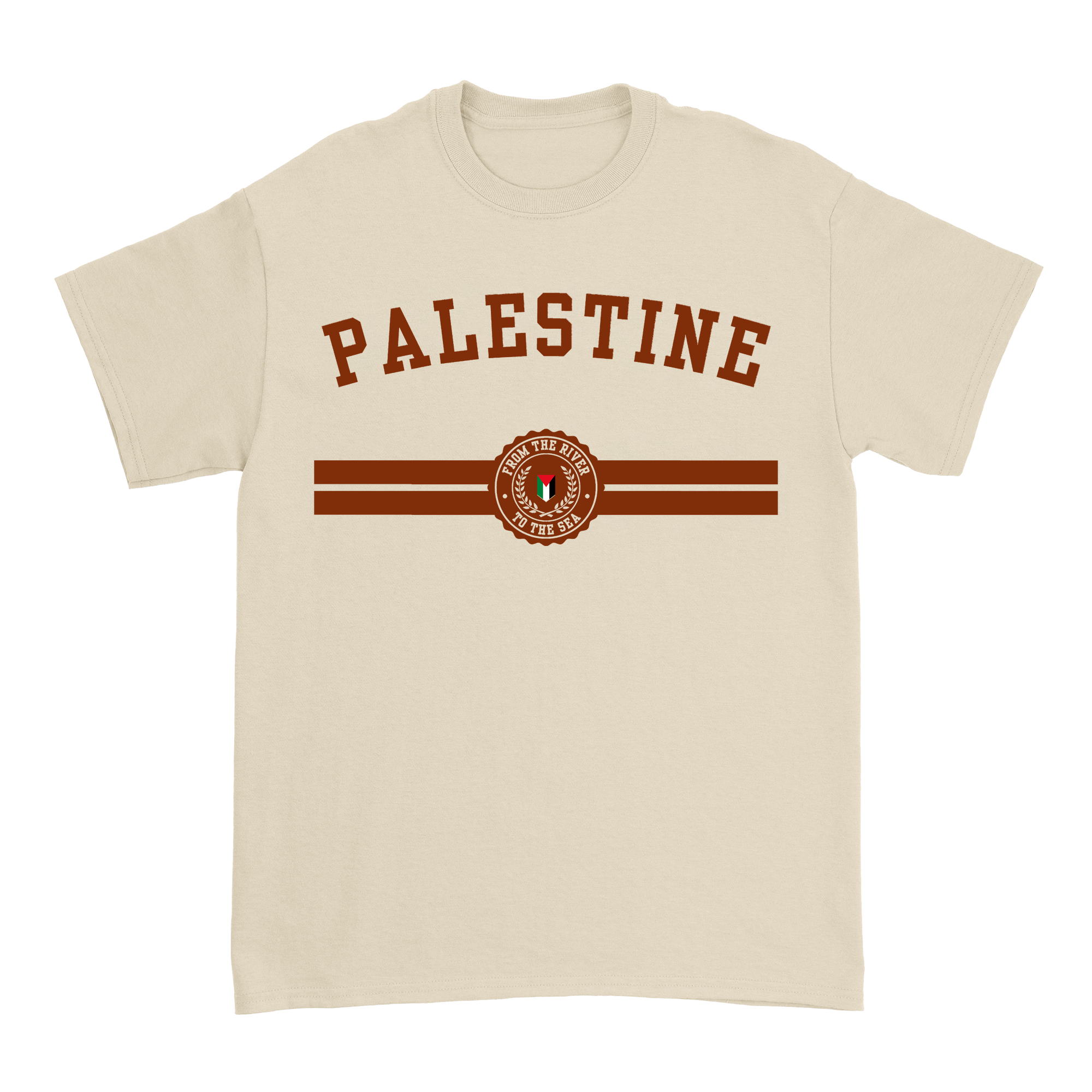Dezi - From the River to the Sea T-Shirt (Rust Imprint)