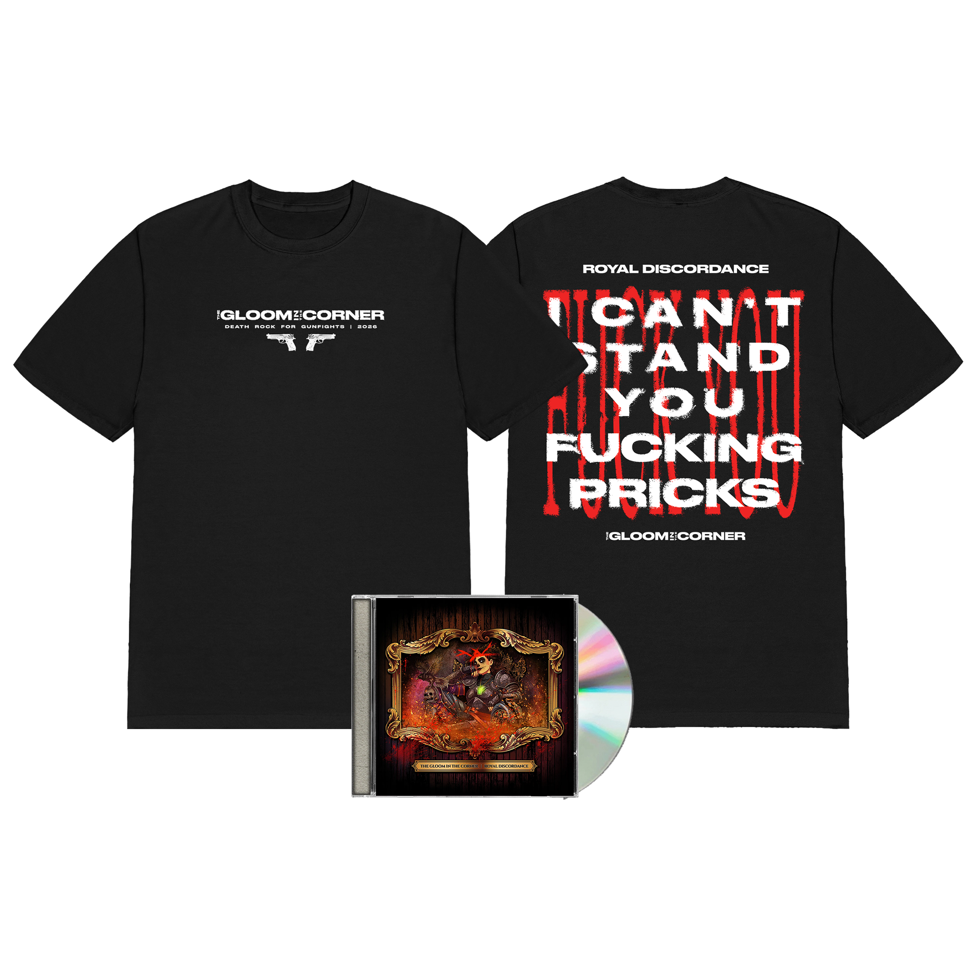 The Gloom In The Corner - Cant Stand You T-Shirt + CD