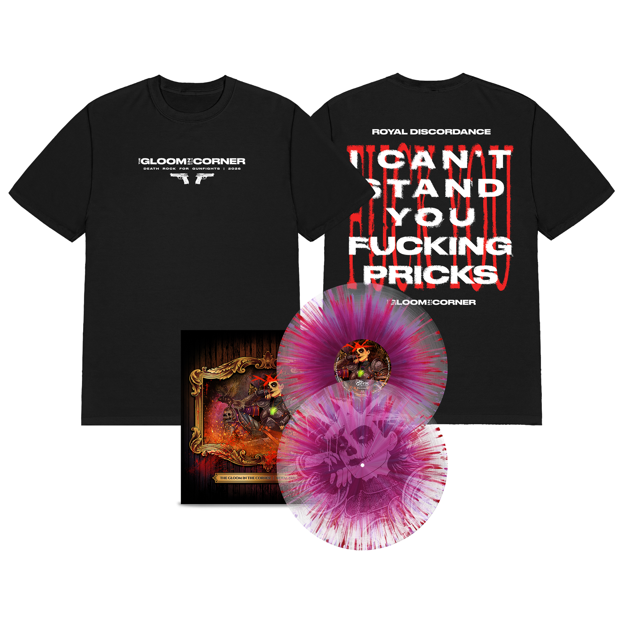The Gloom In The Corner - Cant Stand You T-Shirt + Vinyl Bundle