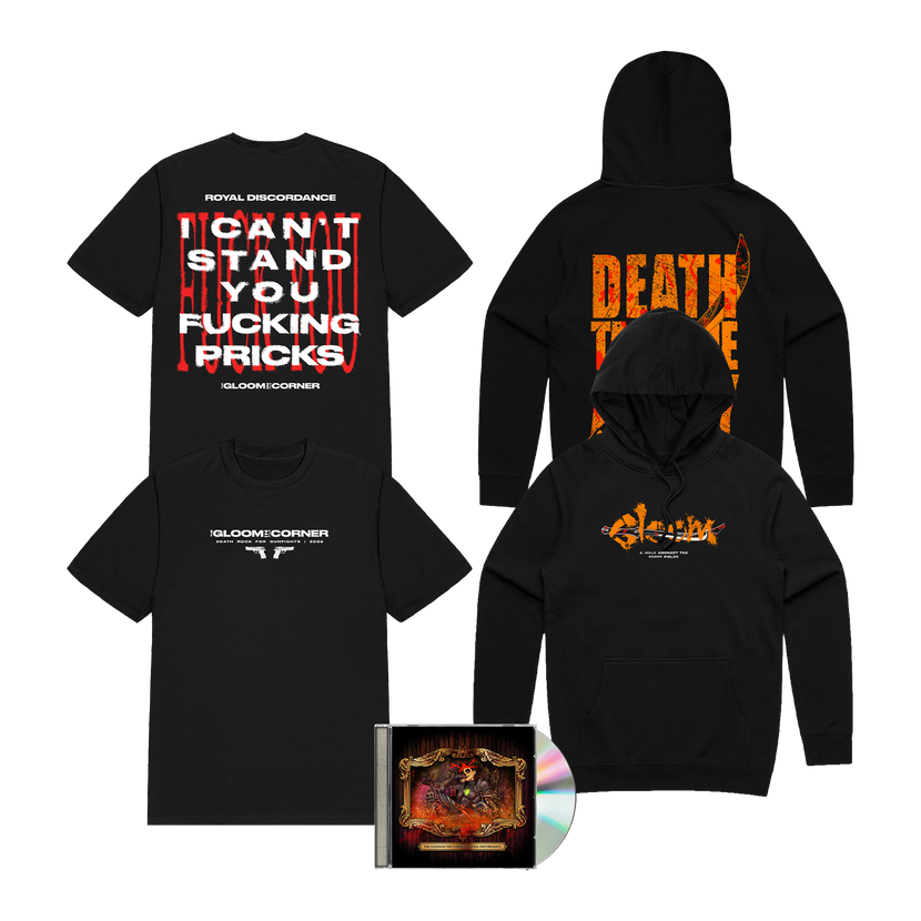 The Gloom In The Corner - Cant Stand You T-Shirt + Death Take Me Away Hoodie + CD