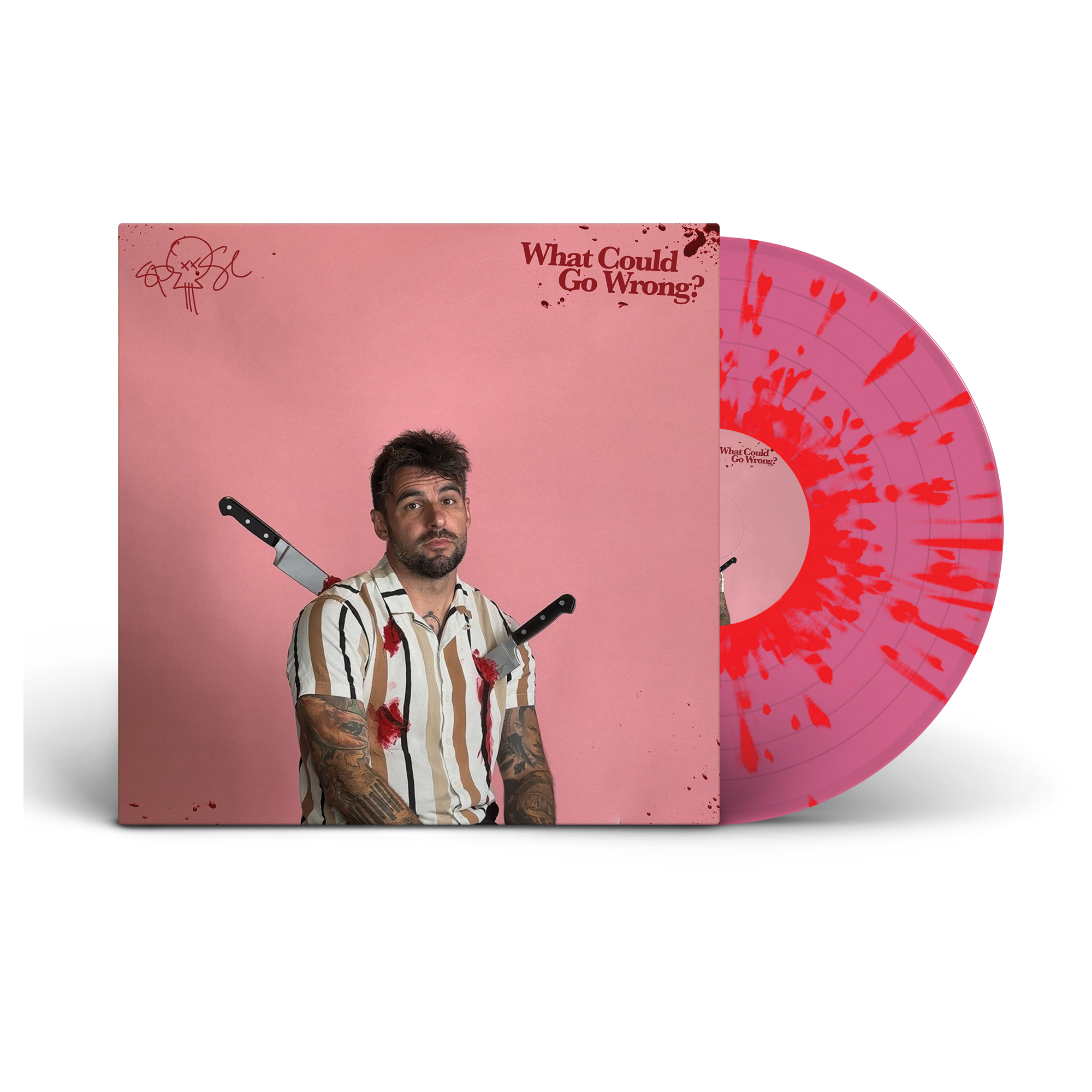Spose - What Could Go Wrong Pink w/ Blood Splatter Vinyl