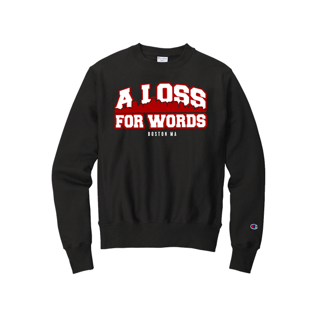 A Loss For Words - Boston MA Crewneck