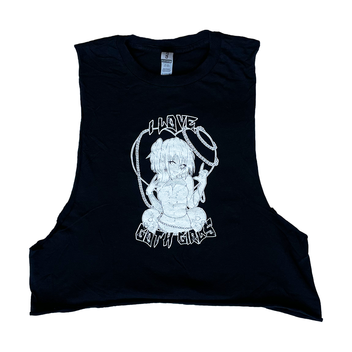 Aryia - Goth Girls Crop Top