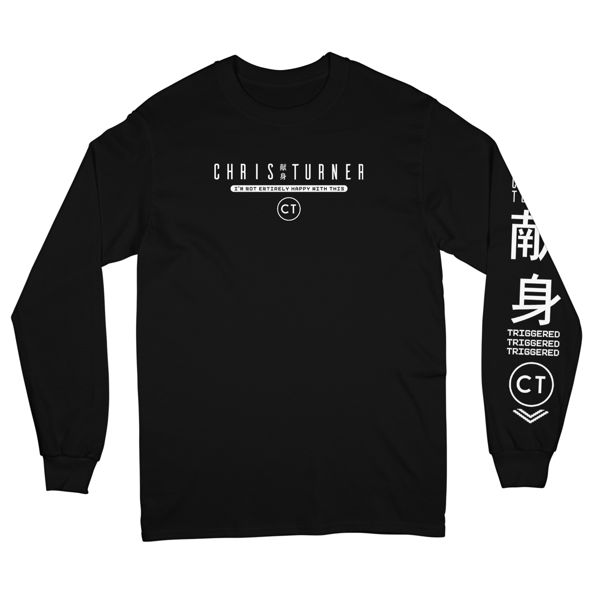 Chris Turner - Triggered Long Sleeve (Black)