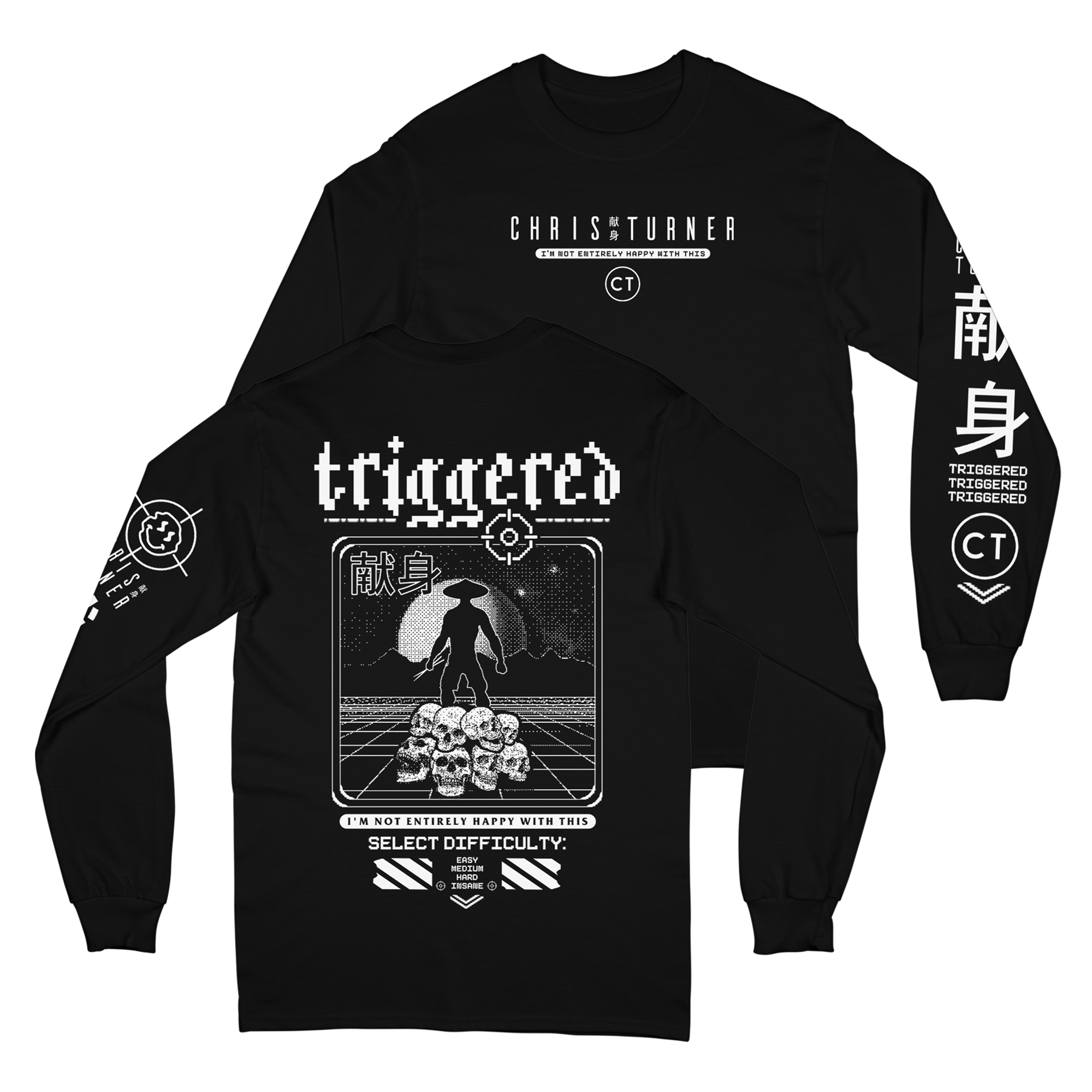 Chris Turner - Triggered Long Sleeve (Black)