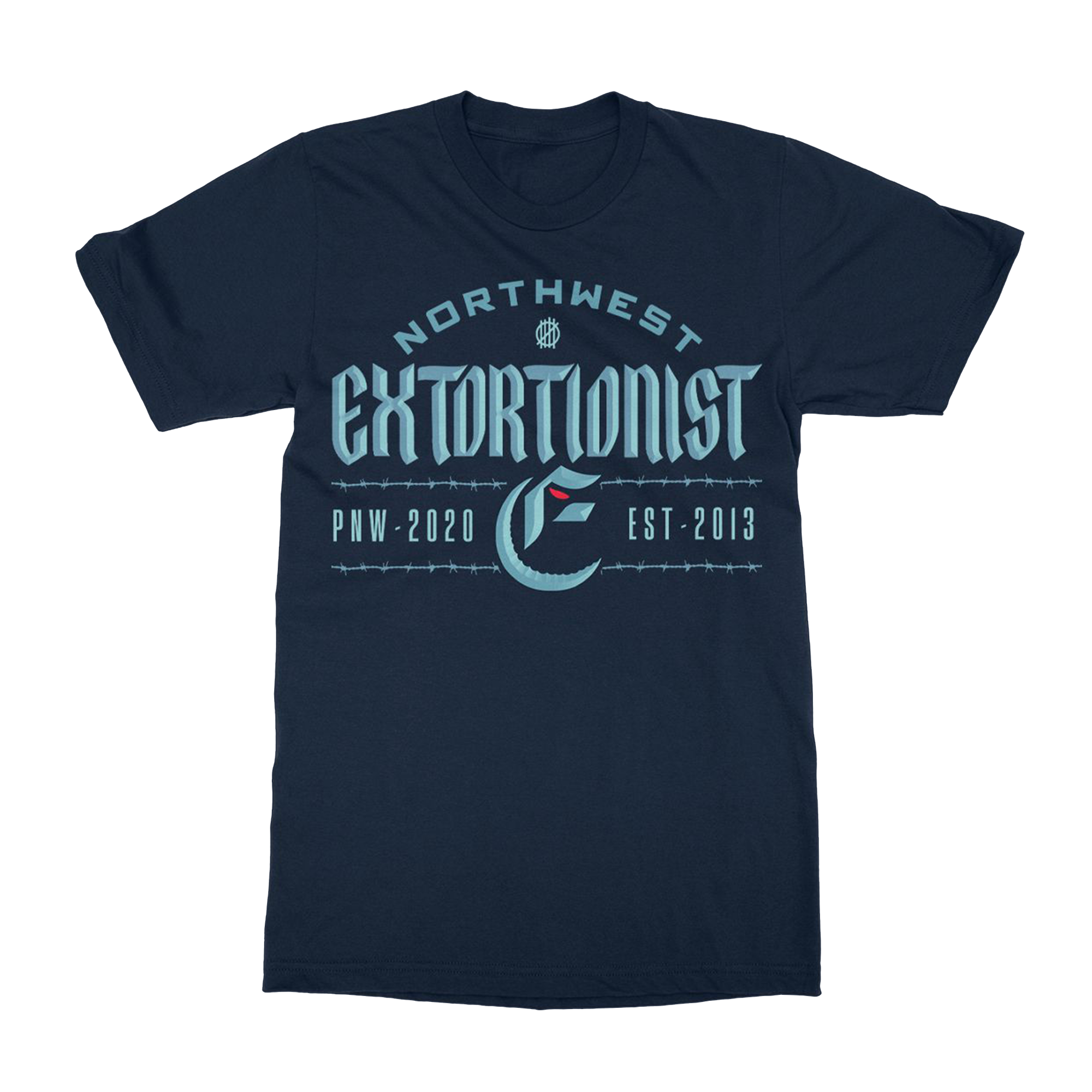 Extortionist - Release the Riffs Shirt (Navy)