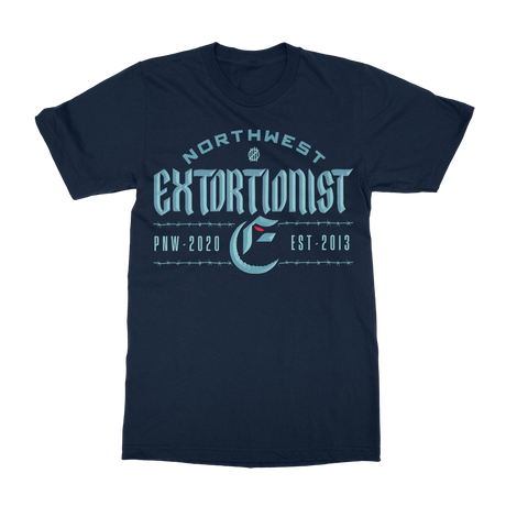 Extortionist - Release the Riffs Shirt (Navy)