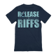 Extortionist - Release the Riffs Shirt (Navy)