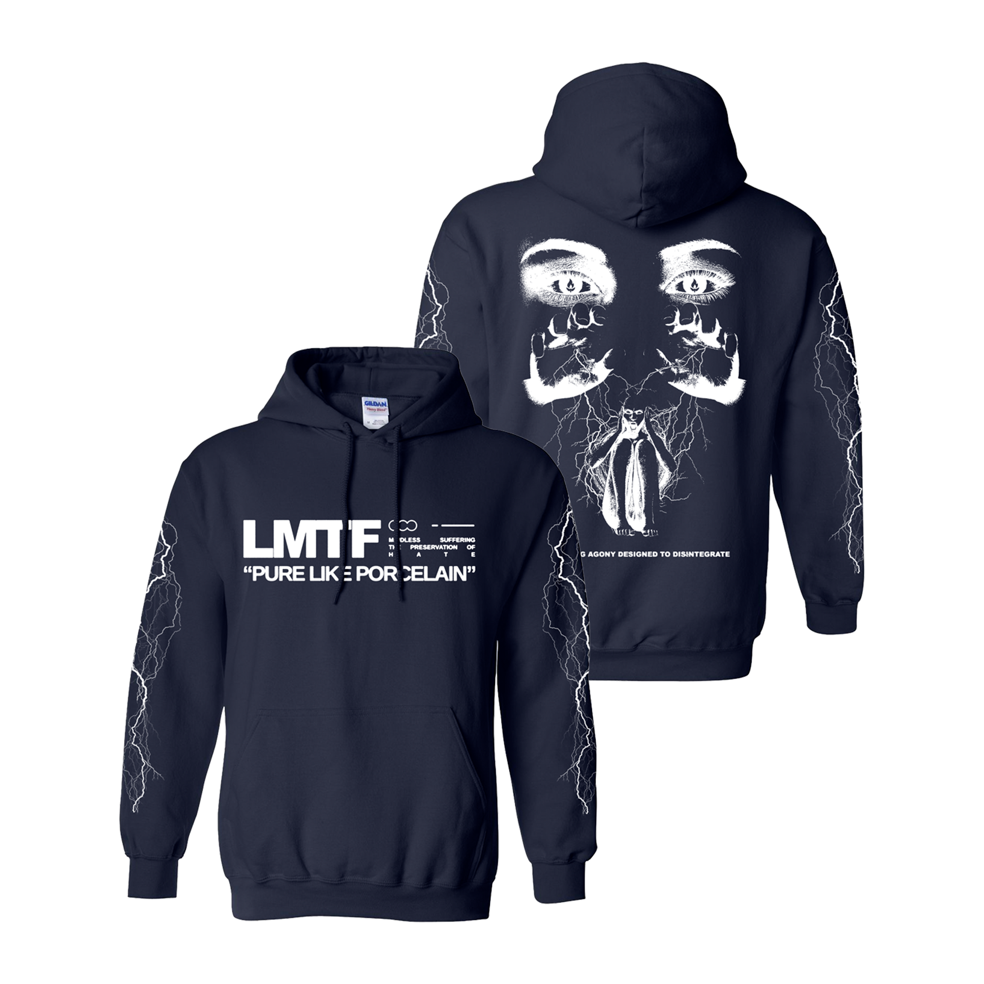 Like Moths To Flames - Pure Like Porcelain Hoodie