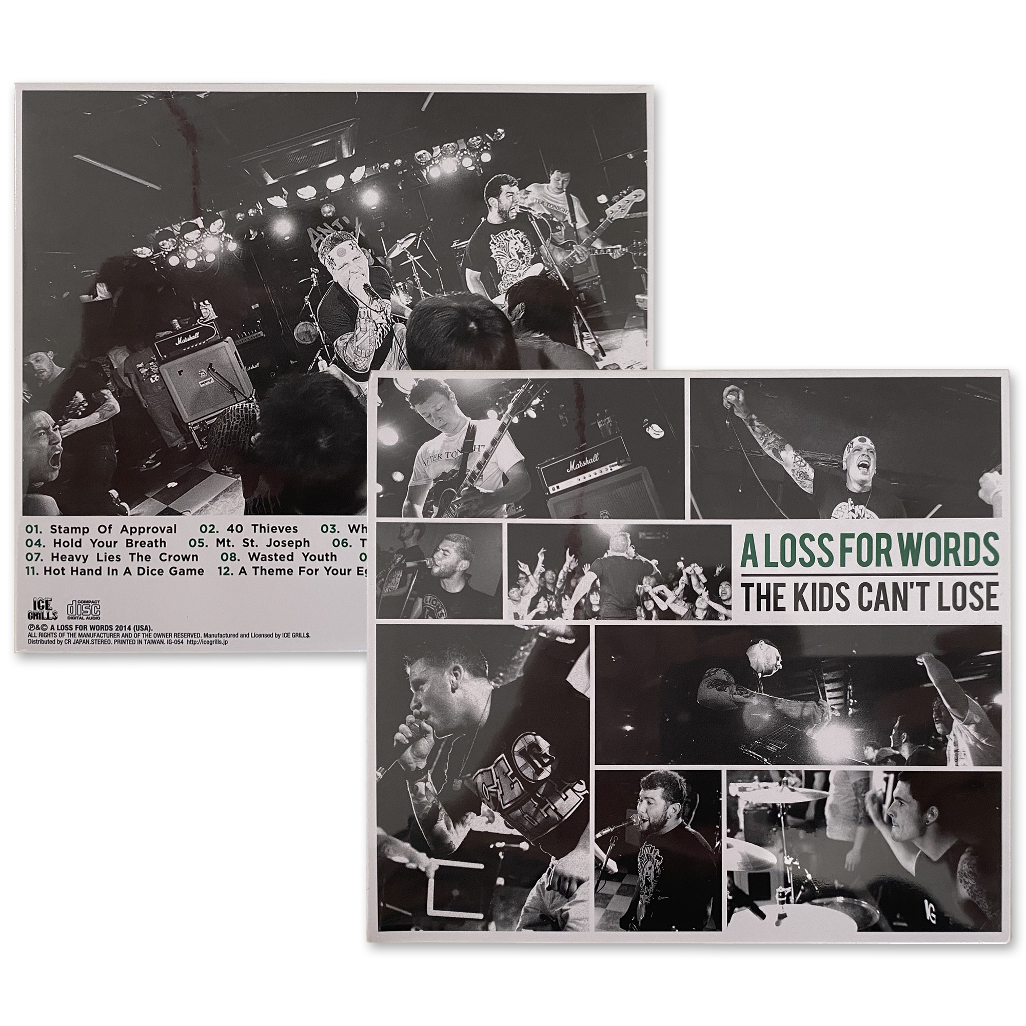 A Loss For Words - The Kids Can't Lose CD (Japan Edition)