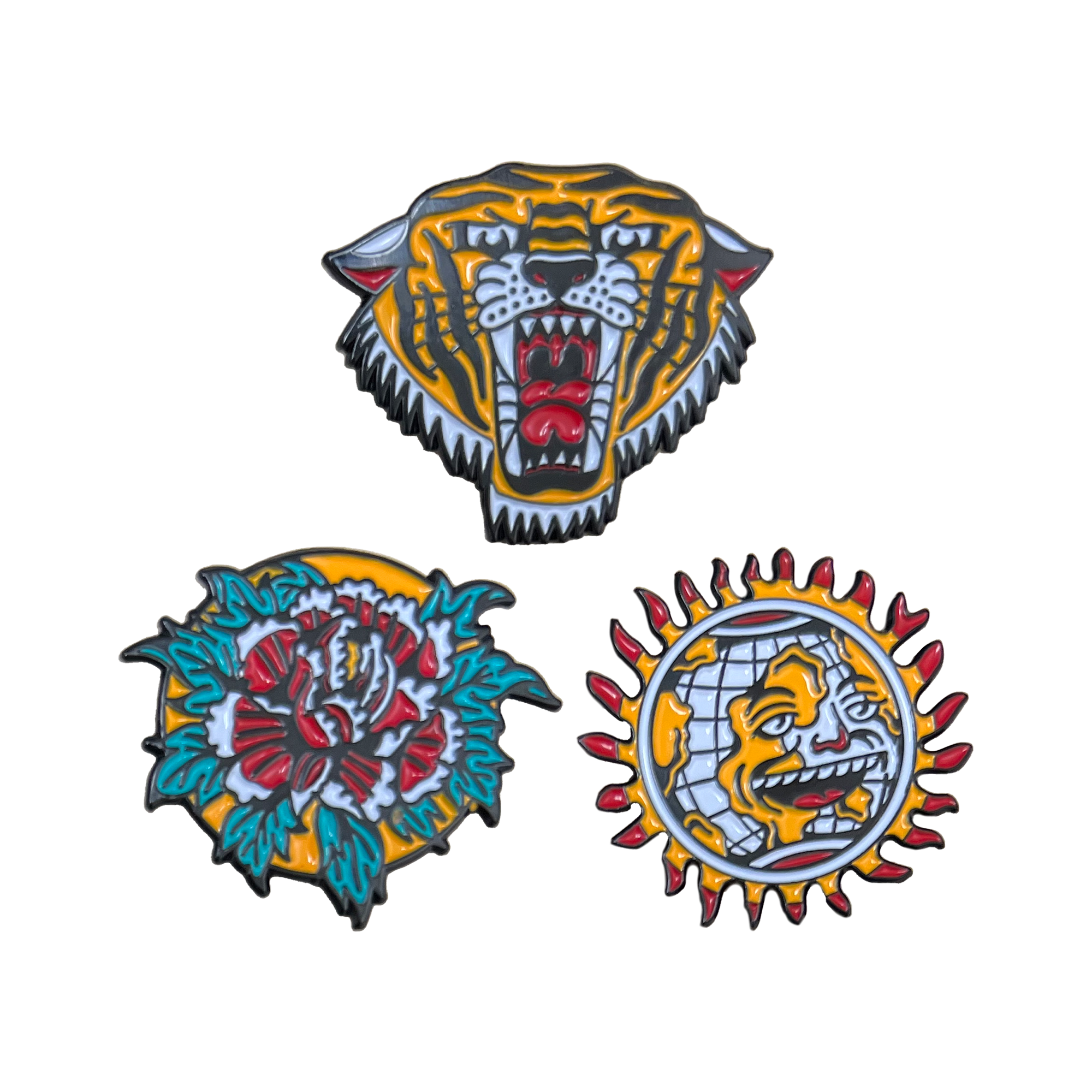 Nick Adam Tattoo - Flash Art Enamel Pin Pack