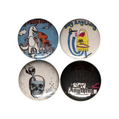 a group of buttons with images