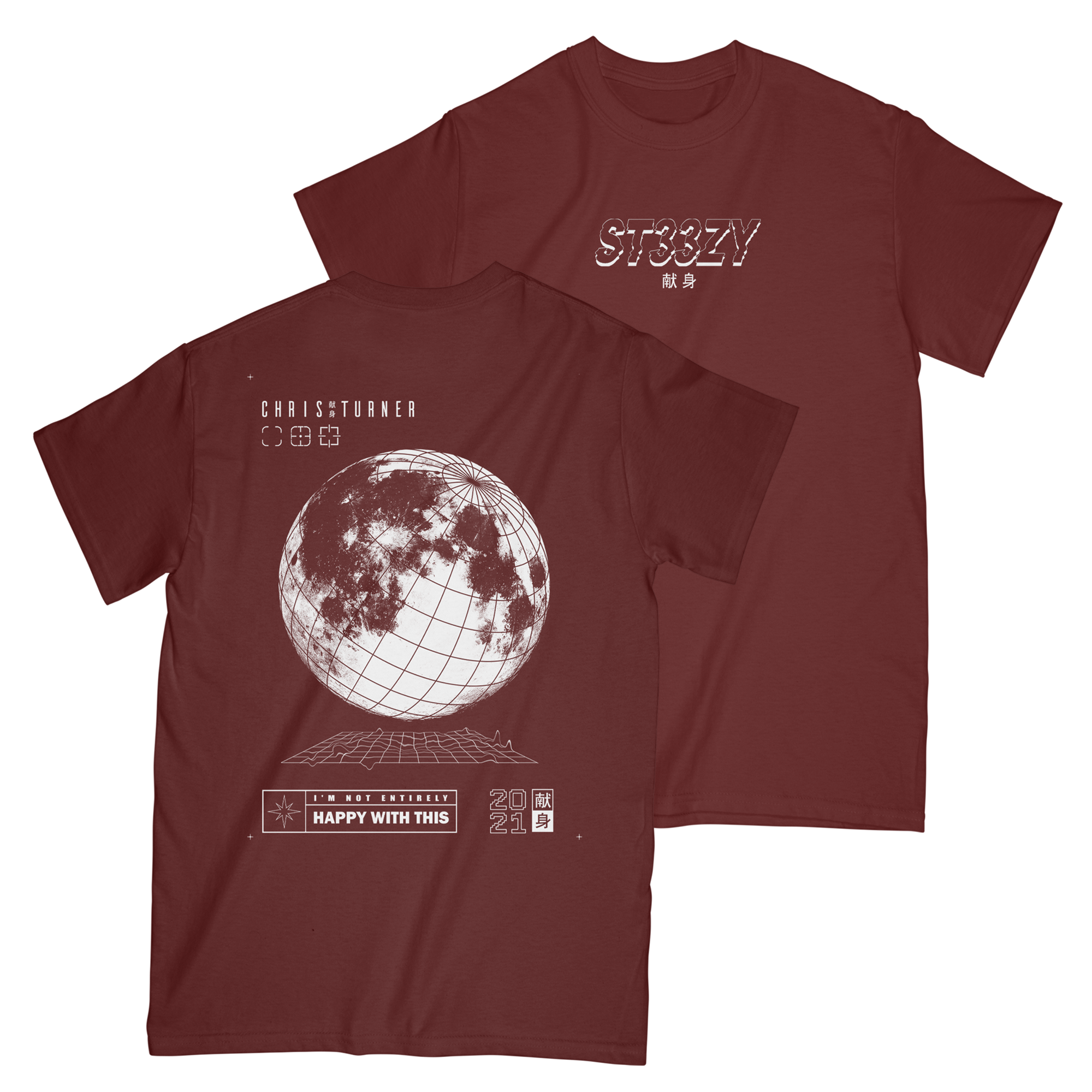 Chris Turner - Steezy Shirt (Maroon)