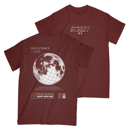 Chris Turner - Steezy Shirt (Maroon)