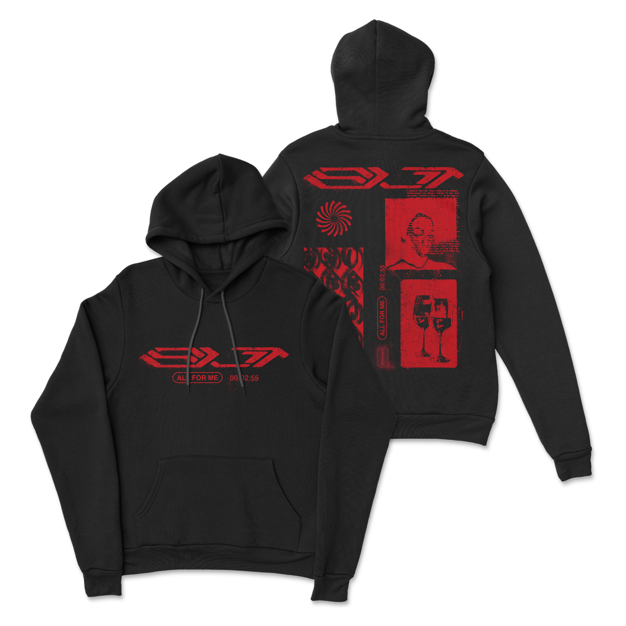 Slit - Black Hoodie