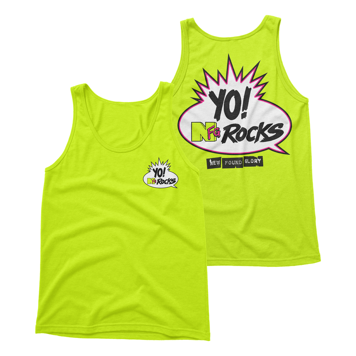 New Found Glory - Neon Green MTV Tank