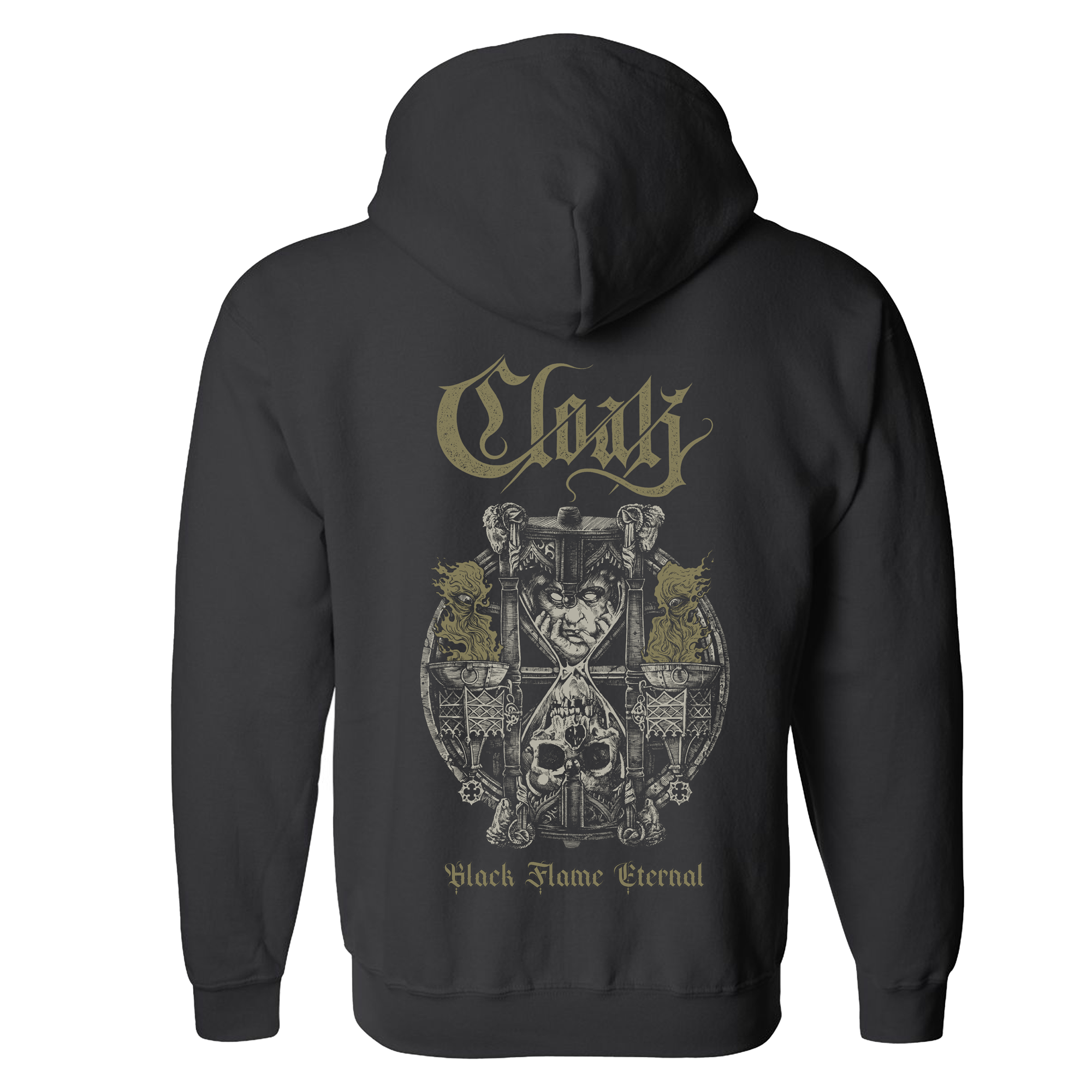 Cloak - Black Flame Eternal Zip Hoodie