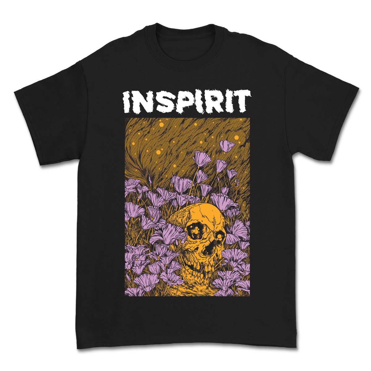 Inspirit - Poppy Tee in Black