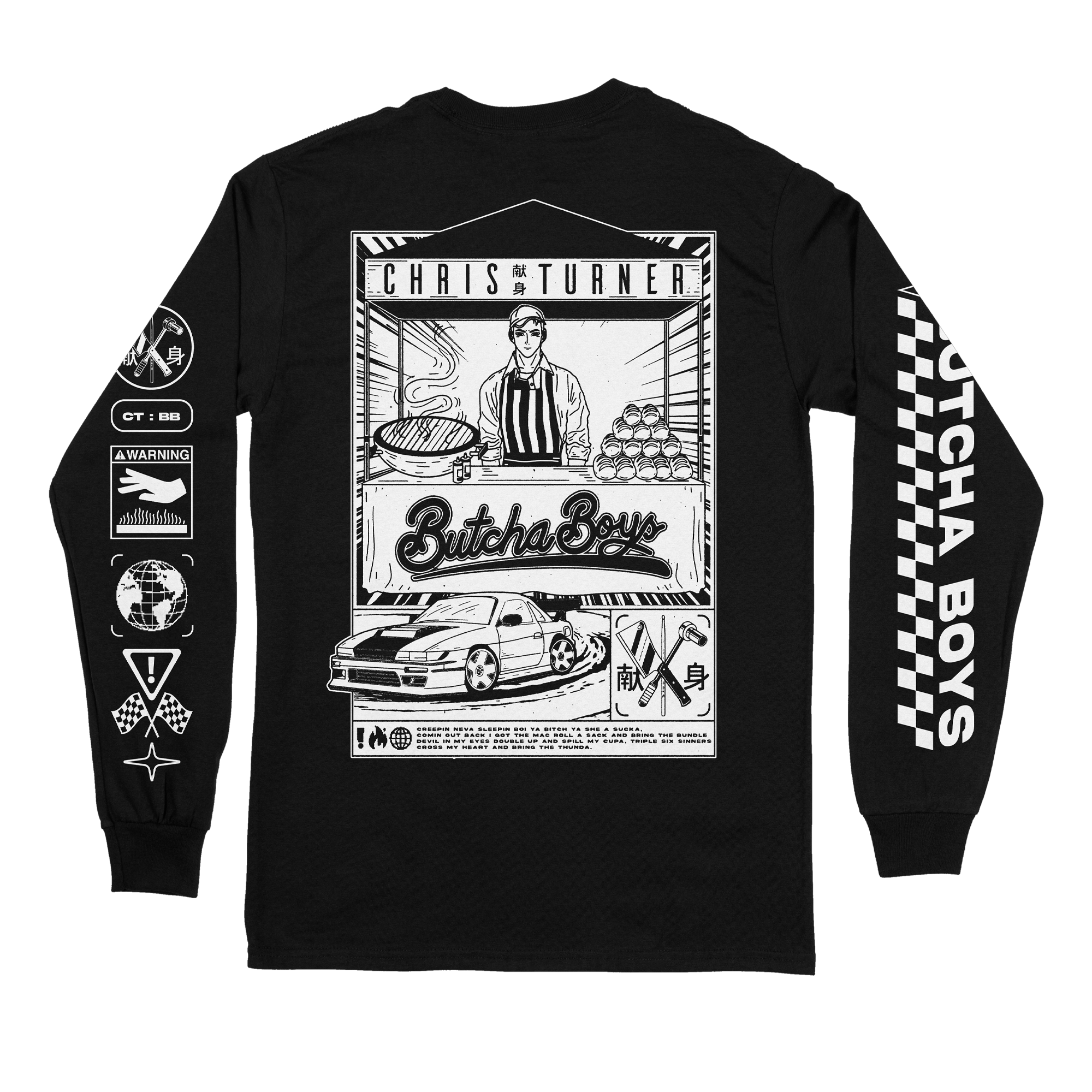Chris Turner - Butcha Boys Long Sleeve (Black)