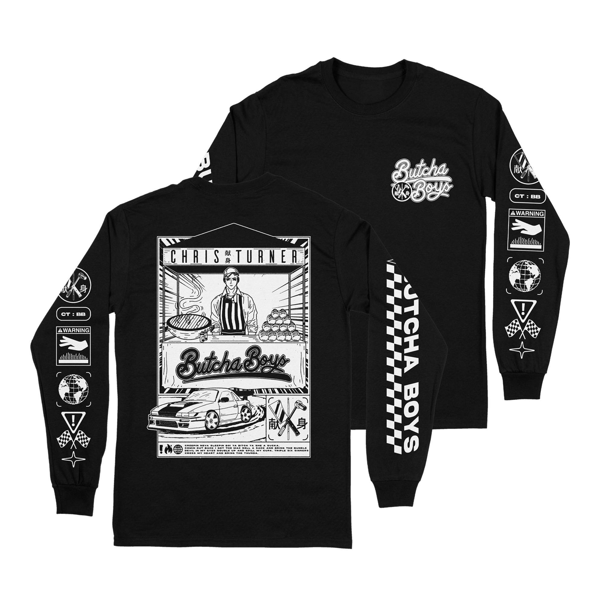 Chris Turner - Butcha Boys Long Sleeve (Black)