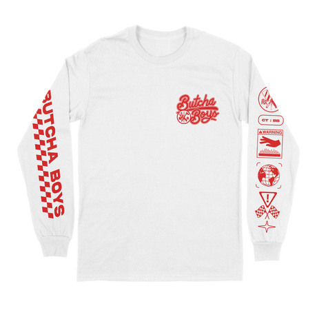 Chris Turner - Butcha Boys Long Sleeve (White)