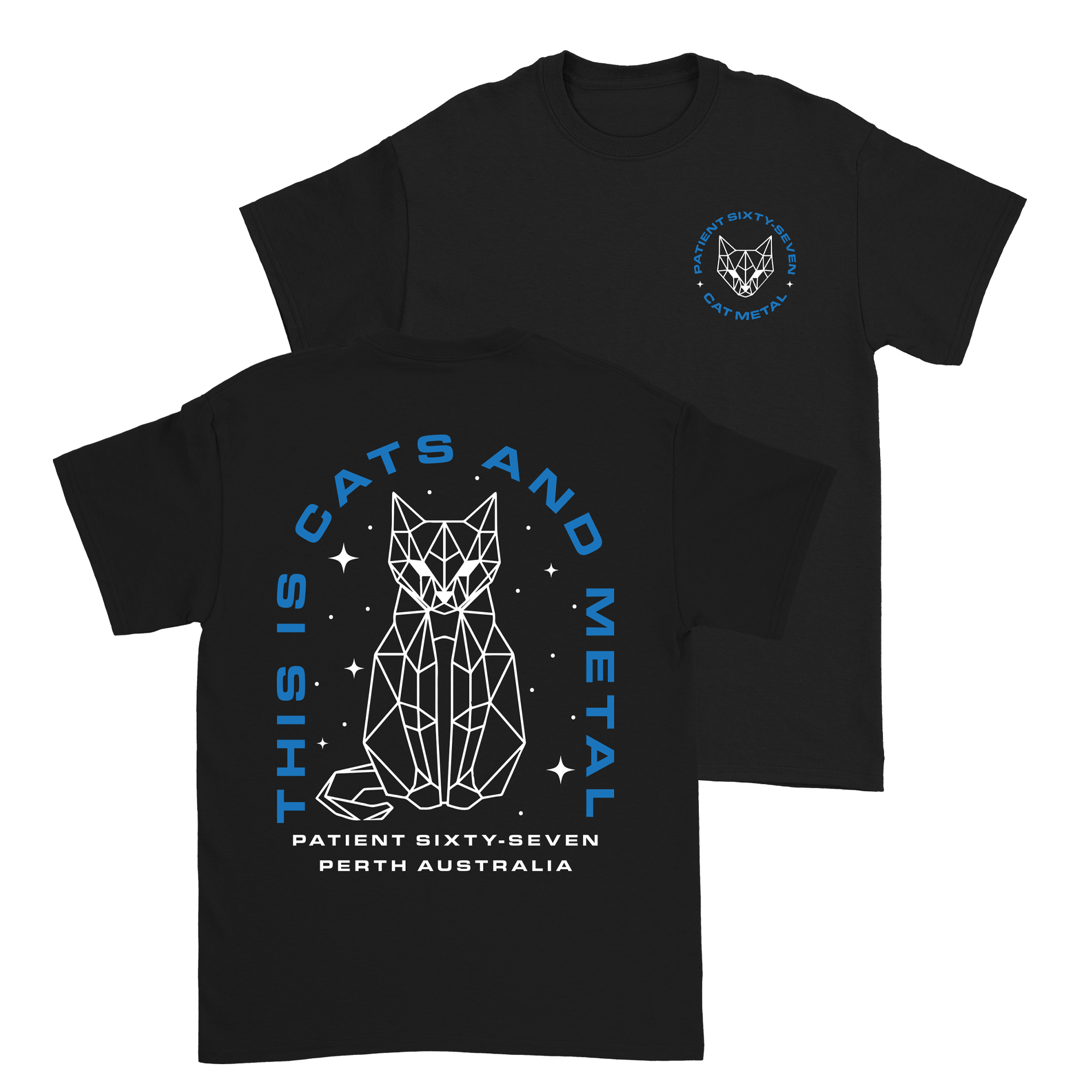 Patient Sixty-Seven - Cat Metal T-Shirt
