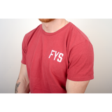 Four Year Strong - Embroidered Logo Shirt (Crimson)