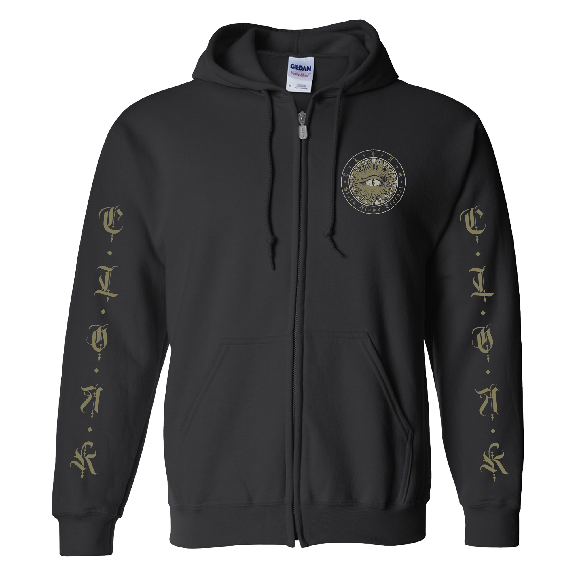 Cloak - Black Flame Eternal Zip Hoodie