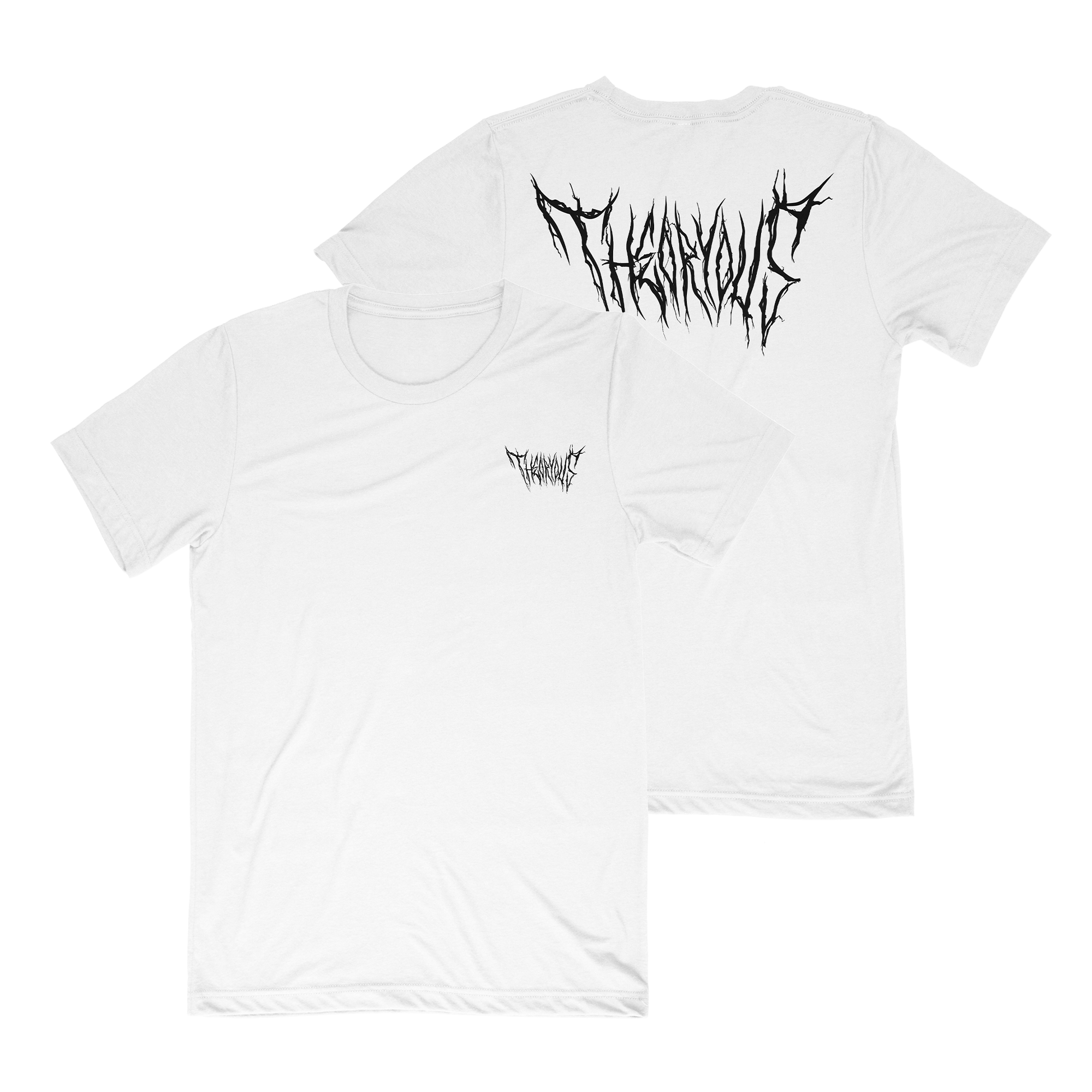 Master Blaster Records - Theoryous Metal Logo (White)