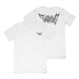 Master Blaster Records - Theoryous Metal Logo (White)