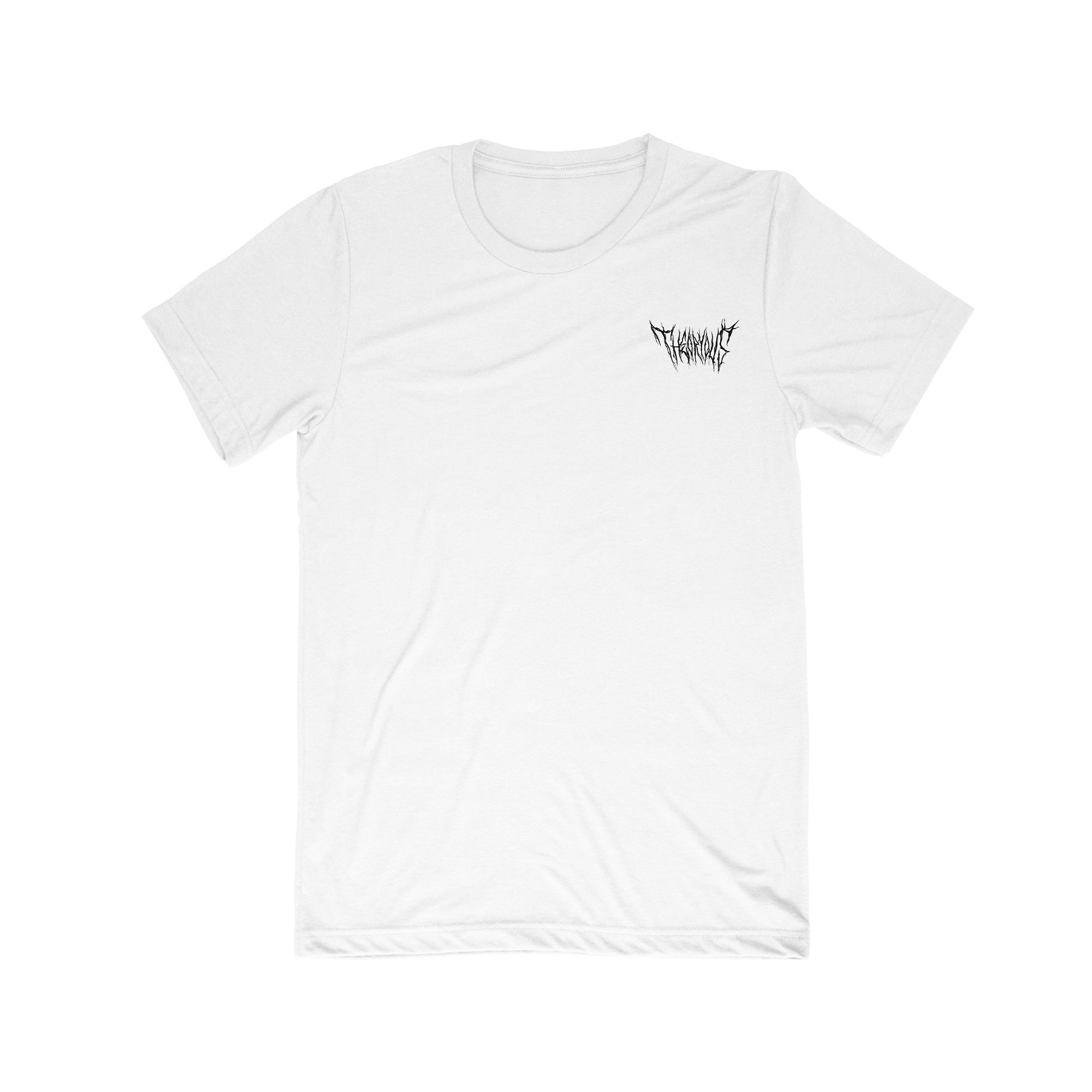 Master Blaster Records - Theoryous Metal Logo (White)